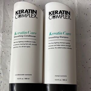 Keratin Complex Smoothing Shampoo and Conditioner Set - Black and White